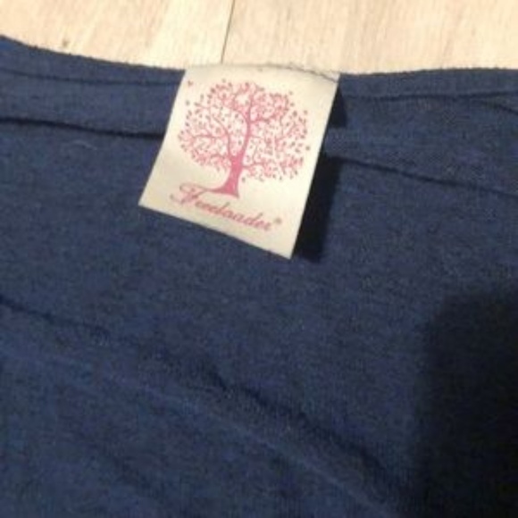 Navy Freeloader Long-sleeved Navy Top Size L - Picture 3 of 3